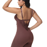 Sorelyne® Lace Plunge Backless Bodysuit Shapewear