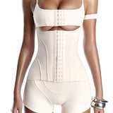 Adjustable Strap Front Hook Tummy Control Butt Lifter Short Shapewear Playsuit