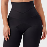 High Waist Mesh Panel Tummy Control Butt Lifting Shaper Shorts