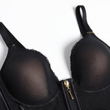 Sorelyne® Girdles Colombianas Love Pattern Corset Top Zipper Waist Trainer