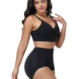 Black Lace High Waist Butt Lifting Shaping Underwear Shorts