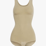 Women's Seamless Round Neck Tummy Control Briefs Bodysuit