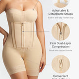 Double Compression Tummy Control Full Body Shapewear