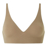 Seamless V-Neck Wireless Push Up Bra