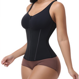 Front Zipper Adjustable Strap Waist Trainer Shapewear Vest