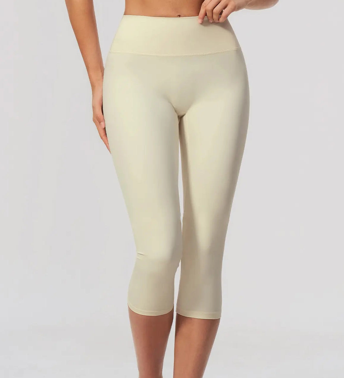High Waist Tummy Control Butt Lifting Capri Yoga Leggings