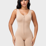 High Compression Seamless Tummy Control Butt Lifting Zipper Shapewear