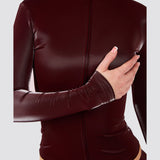 Zip Up Top Capri Pants Two Piece Sculpted Set