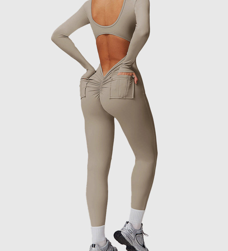 Back Pockets Jumpsuit