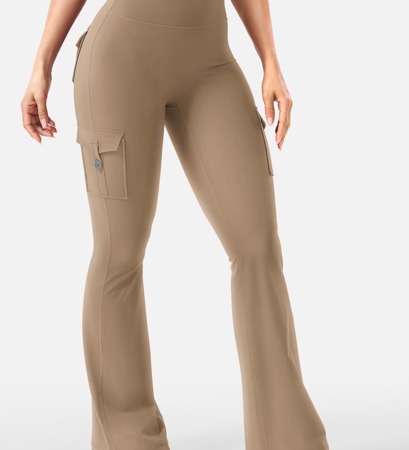 High Waisted Stretch Butt Lifting Cargo Leggings