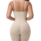 Adjustable Strap Crotch Zipper Seamless Hourglass Full Body Shapewear