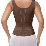 Adjustable Strap High Compression Zipper Bustier Shaper Vest