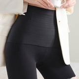 Seamless Breathable Ice Silk High Waist Shaping Shorts