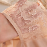 Sexy Ice Silk Lace High Waist Tummy Control Panties