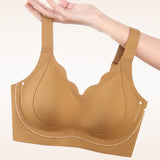 Thin Breathable Wire Free Double Lift Anti Sagging Minimizer Bra