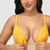 Sorelyne® Shaping V Neck Swimsuit with Zipper and Bow