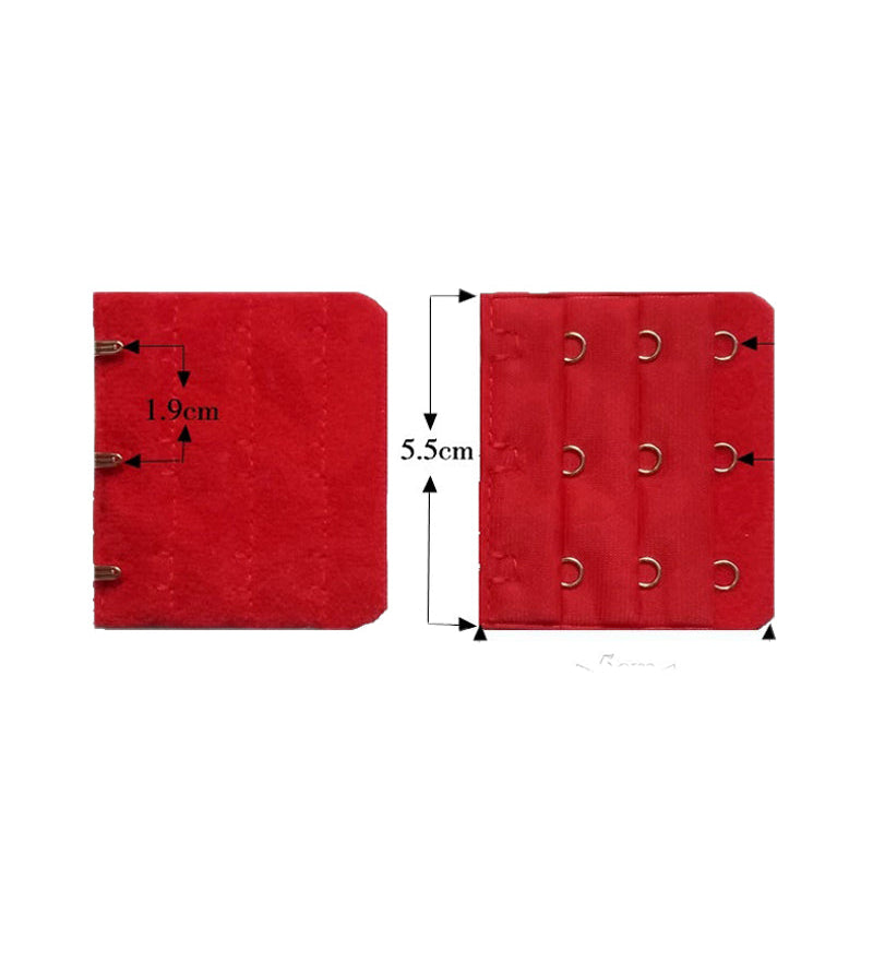 Underwear Extension Buckle 3 Rows 3 Buckles