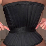Girdles Colombianas Boned Corset Waist Trainer With Elastic Band
