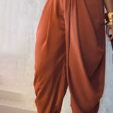Sorelyne® Leisure High Waisted Pleated Wide Leg Harem Pants