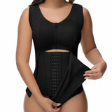 Girdles Colombianas Zipper Sleeveless Breast Wrapped Steel Bone Waist Trainer Shapewear
