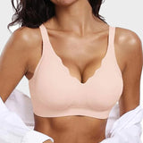 Women's Seamless Breathable Wire Free Comfort Push Up Bra