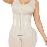 Girdles Colombianas Mesh Panel Waist Trainer Body Shaper