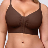 Adjustable Strap Front Hook Smoothing Unlined Wireless Bra