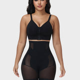 High Waist Seamless Mesh Tummy Control Butt Lifting Shaping Shorts