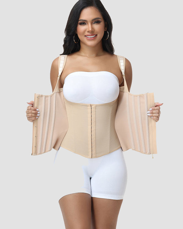 Sorelyne® Double Layer Compression Curved Boned Waist Trainer