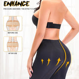 Mesh High Waisted Hip Lifting Shaping Shorts With Sponge Pad