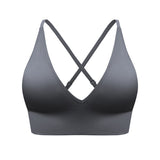 Deep V Triangle Cup Beautiful Back Bra With Adjustable Strap
