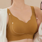 Thin Breathable Wire Free Double Lift Anti Sagging Minimizer Bra