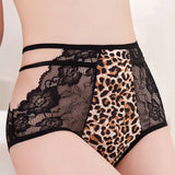 Sexy Ice Silk Lace High Waist Tummy Control Panties