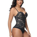 Sorelyne® Built In Bra Lace Floral Tummy Tuck Bodysuit