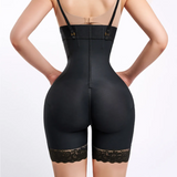 Front Zipper Adjustable Strap Tummy Control Butt Lifting Shaping Bodysuit