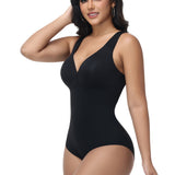 Sorelyne® Wide Straps V Neck Tummy Tuck Shapewear Bodysuit