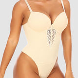 Backless Push Up Bra Waist Slimming Butt Lifter Thong Shapewear Bodysuit