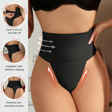 Shapewear Control Panties With Hook And Eye Closure And Thong Design