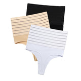Hollow Breathable High Waist Butt Lift Elastic Seamless Thong Shaping Underwear