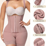 Sorelyne® High compression Front Zipper Mid Thigh Shapewear