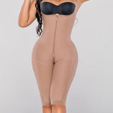 Sorelyne® Girdles Shapewear Bodysuits Open Bust Tummy Control Adjustable Body Shaper with Zipper