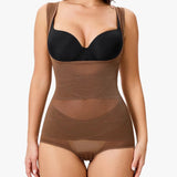 Mesh Seamless Waist Slimmer Corset Butt Shaping Shapewear Bodysuit