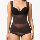 Mesh Seamless Waist Slimmer Corset Butt Shaping Shapewear Bodysuit