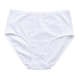 High Waist Pure Cotton Panties Tummy Control Breathable Underwear