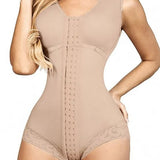 Sorelyne® Women's Hook And Eye Closure Breast Support Shapewear Tummy Control Triangle Bodysuit