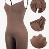 Seamless Light Support Tummy Control Thigh Slimmer Bodysuit Shapewear