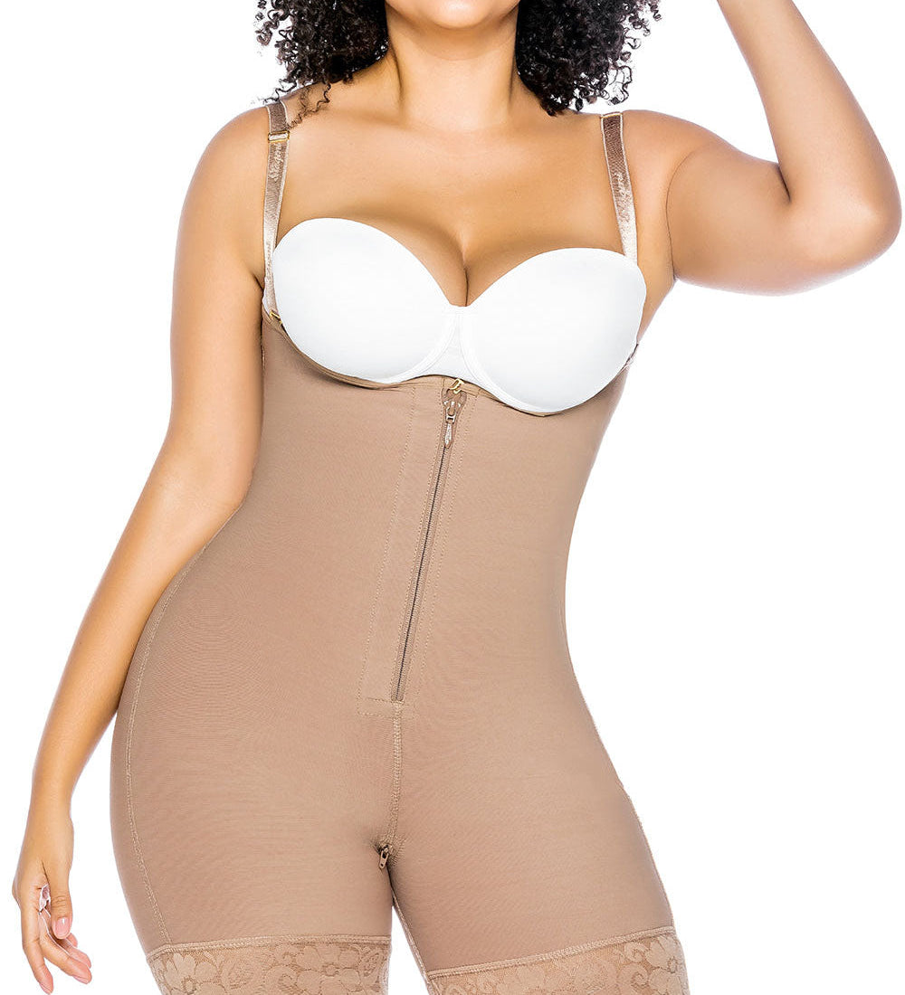 Sorelyne® Girdles Colombianas Internal Hooks Invisible Tummy Control Zipper Underbust Shapewear