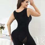 Sorelyne® Black Tummy Control Full Body Hook and Eye Bodyshaper Shapewear