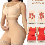 Sorelyne® Mid Waist Tummy Control Front Zipper High Compression Butt Lifter Shaper Girdles Shorts