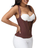 Waist Trainer for Women Body Shaper Corset Vest Tank Top with Steel Bones